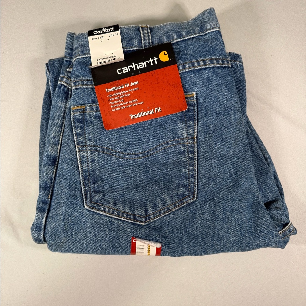 Carhartt Traditional Fit Men's Blue Jeans